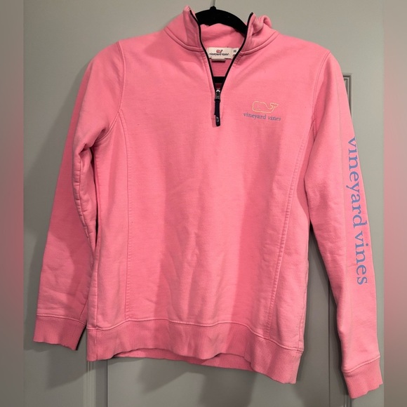 Vineyard Vines Pink Cotton Blend Pullover - Picture 1 of 3